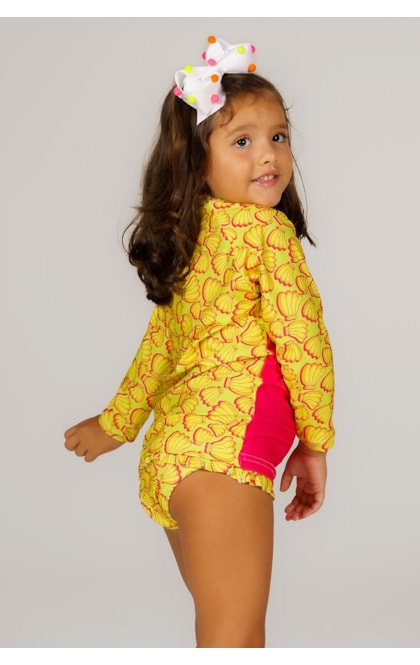 Conjunto Biquíni Uv (bikini) Infantil Praia Meninas Donuts em Promoção na  Americanas